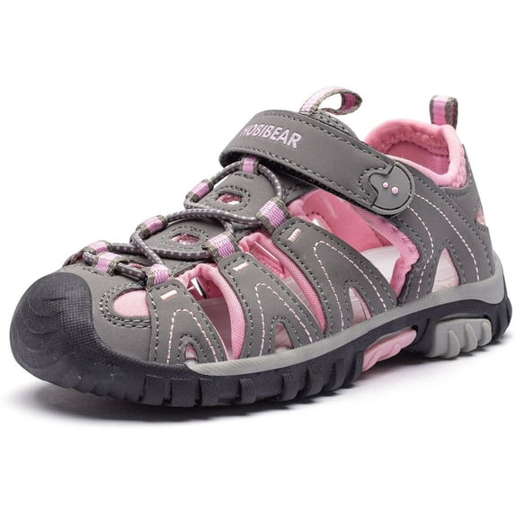 2024 Girls Closed Toe Sandals Summer Water Shoes(Toddler/Little Kid)