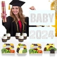 thumbnail image 1 of 2024 Graduation Cardboard Number for Charcuterie 10.2'' Fillable Paper Mache Letters Charcuterie Board Perfect for College High School & Congrats Graduation Party Supplies, 1 of 7