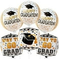 thumbnail image 1 of 2024 Graduation Celebration Balloons - Pack of 6 Large 22 Inch Square 4D Balloons for Cl of 2024 Party Decorations. Make your Graduation Day extra special!, 1 of 1