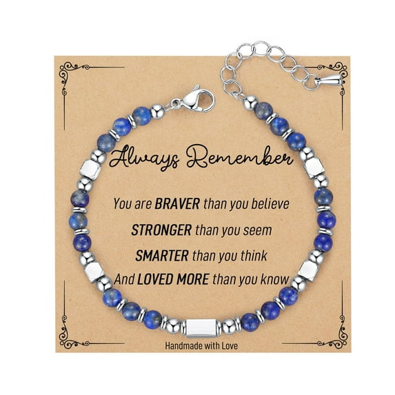 2024 Graduation Gifts for Her Girls Women, Tiny Gemstone Graduation Bracelet with Unique Cap Gift Box as Kindergarten 5th 8th Grade High School College Graduation Gifts