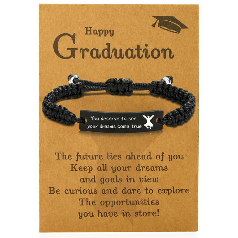 Mens graduation bracelets best sale