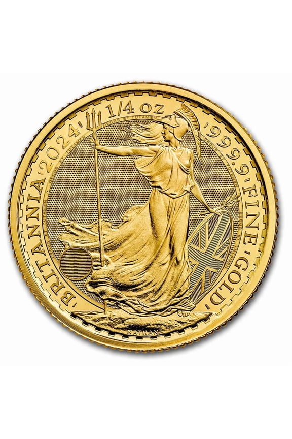 2024 Great Britain 1/4 oz Gold Britannia BU (King Charles III)