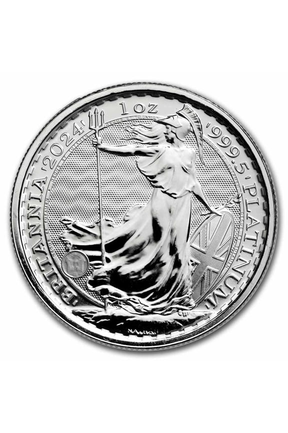 2024 Great Britain 1 oz Platinum Britannia BU (King Charles III)
