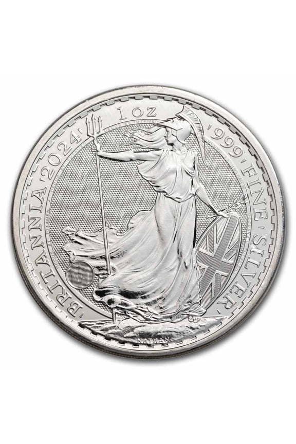 2024 Great Britain 1 oz Silver Britannia BU (King Charles III)