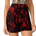 thumbnail image 1 of 2024 Green Paint Splatter Skirt Cool Neon Print Vintage Mini Skirts Street Fashion High Waist Graphic Oversized Casual A-line Skirt, 1 of 7