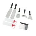 2024 Griddle Spatula 6Pcs Spatulas 2 Bottles Stainless Steel Sturdy