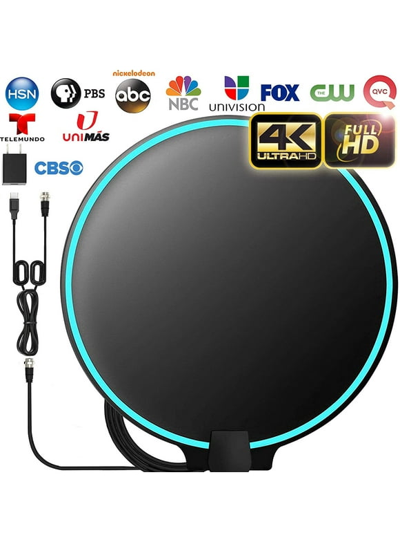 [2024]HD Digital TV Antenna 330 Miles Long-Range Reception Support 4K 1080p Indoor TV Digital HD Antenna Freeview Life Local Channels All Type Television Switch Signal Booster
