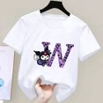 2024 HOT Kuromi Anime Letter AZ Children‘s Shortsleeved New Sanrio