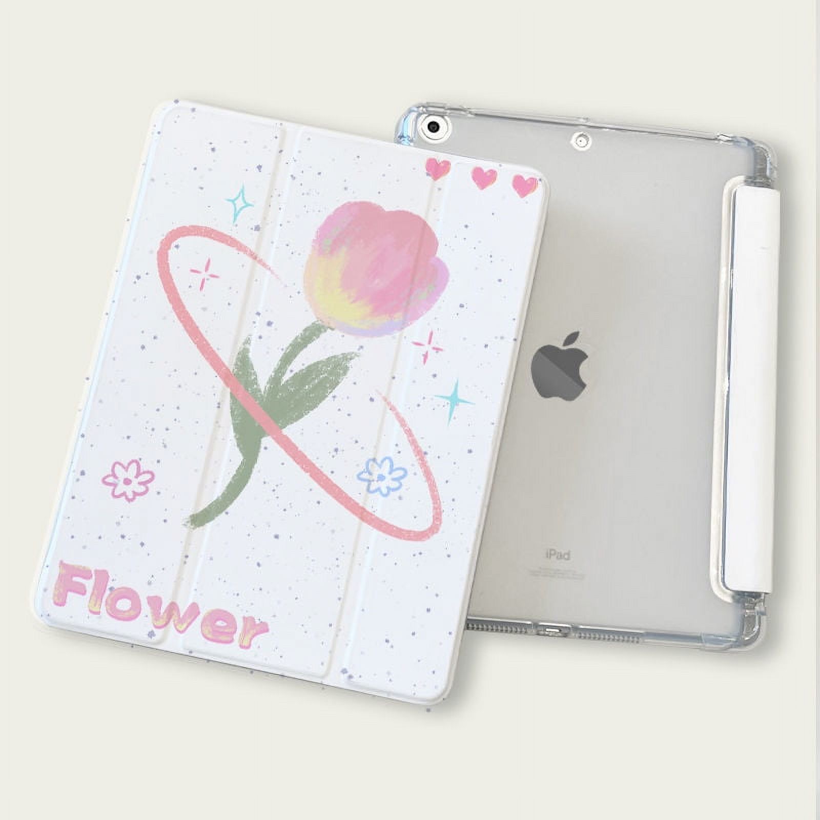 2024 HOT TOP Y2k Cute Floral Bow Flat Tablet Computer IPad 9 Case 10.2