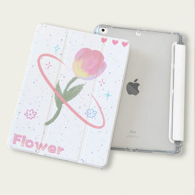 2024 HOT TOP Y2k Cute Floral Bow Flat Tablet Computer IPad 9 Case 10.2