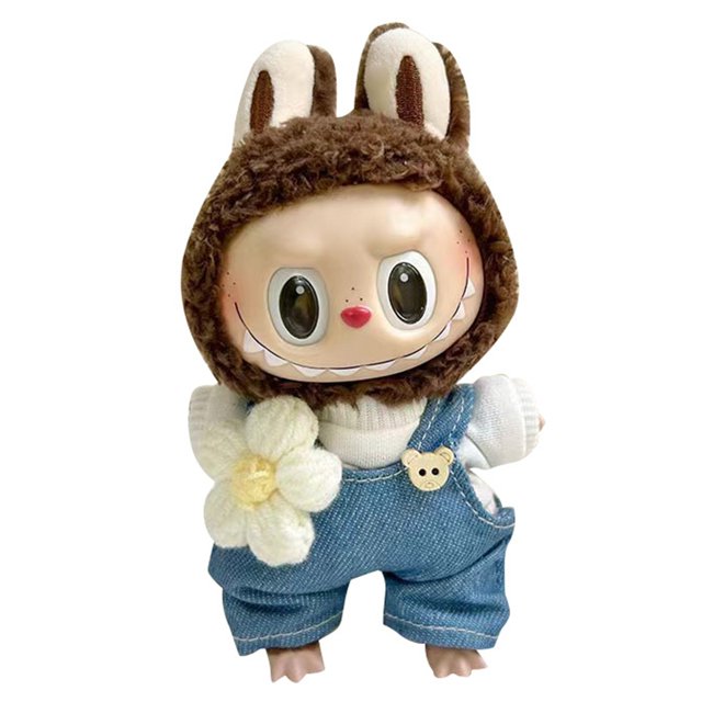 2024 HOT TOY 17CM Labubu Pendant For Baby Clothes Labubu Blind Pendant