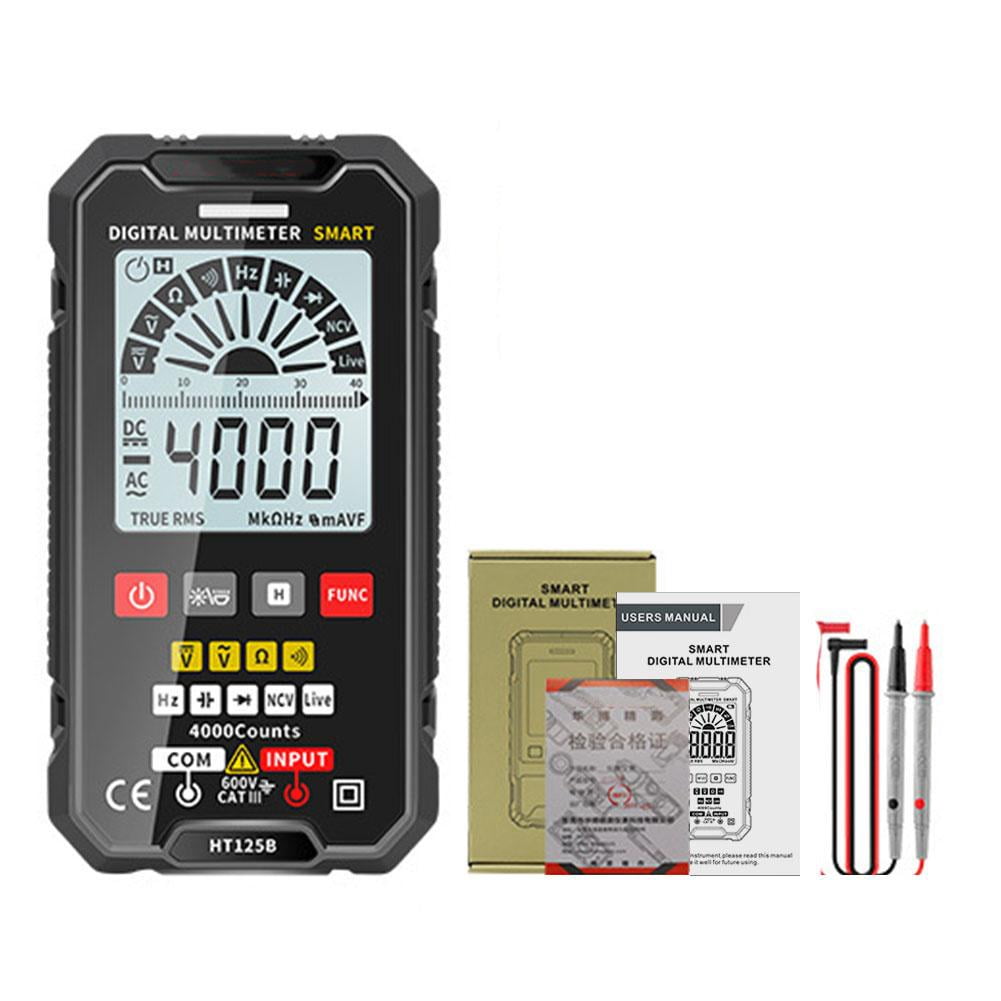 2024HT125 Smart Multimeter Digital 600V Voltage Meter TRMS Ohm GXU Hz