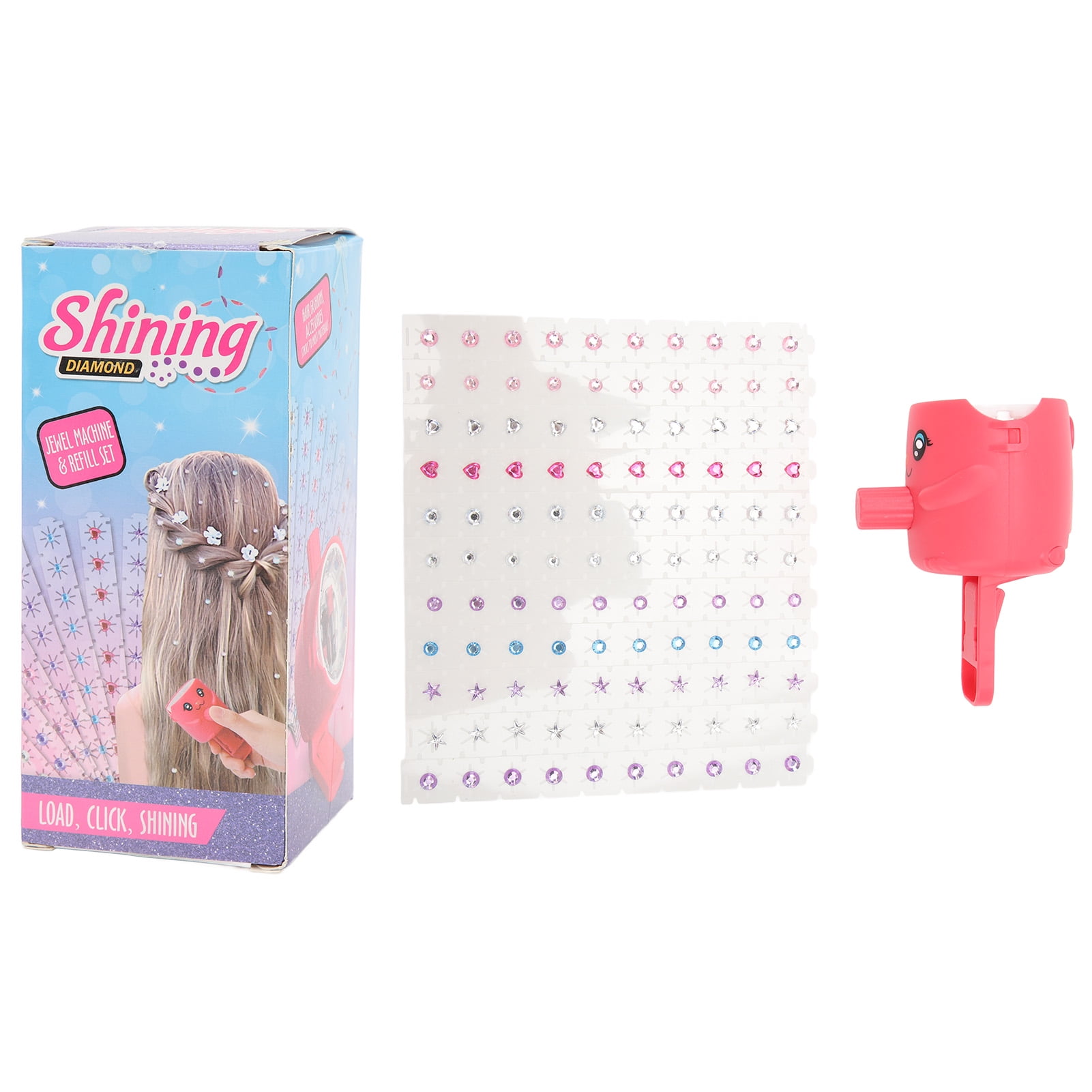 2024 Hair Bedazzler Kit With Rhinestones Hair Stamper Glittering