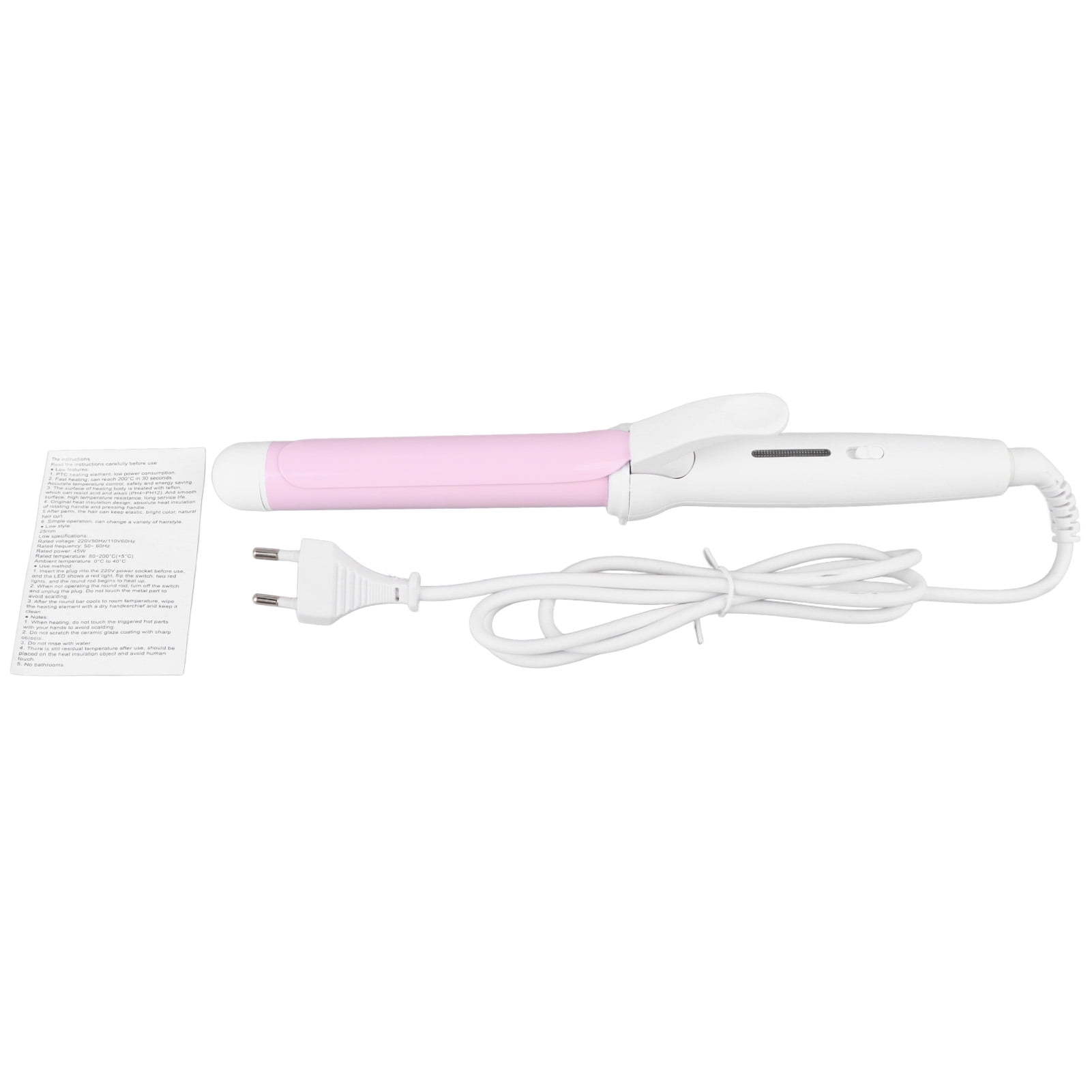 Plugged in 1 ceramic tourmaline spiral curling iron discount