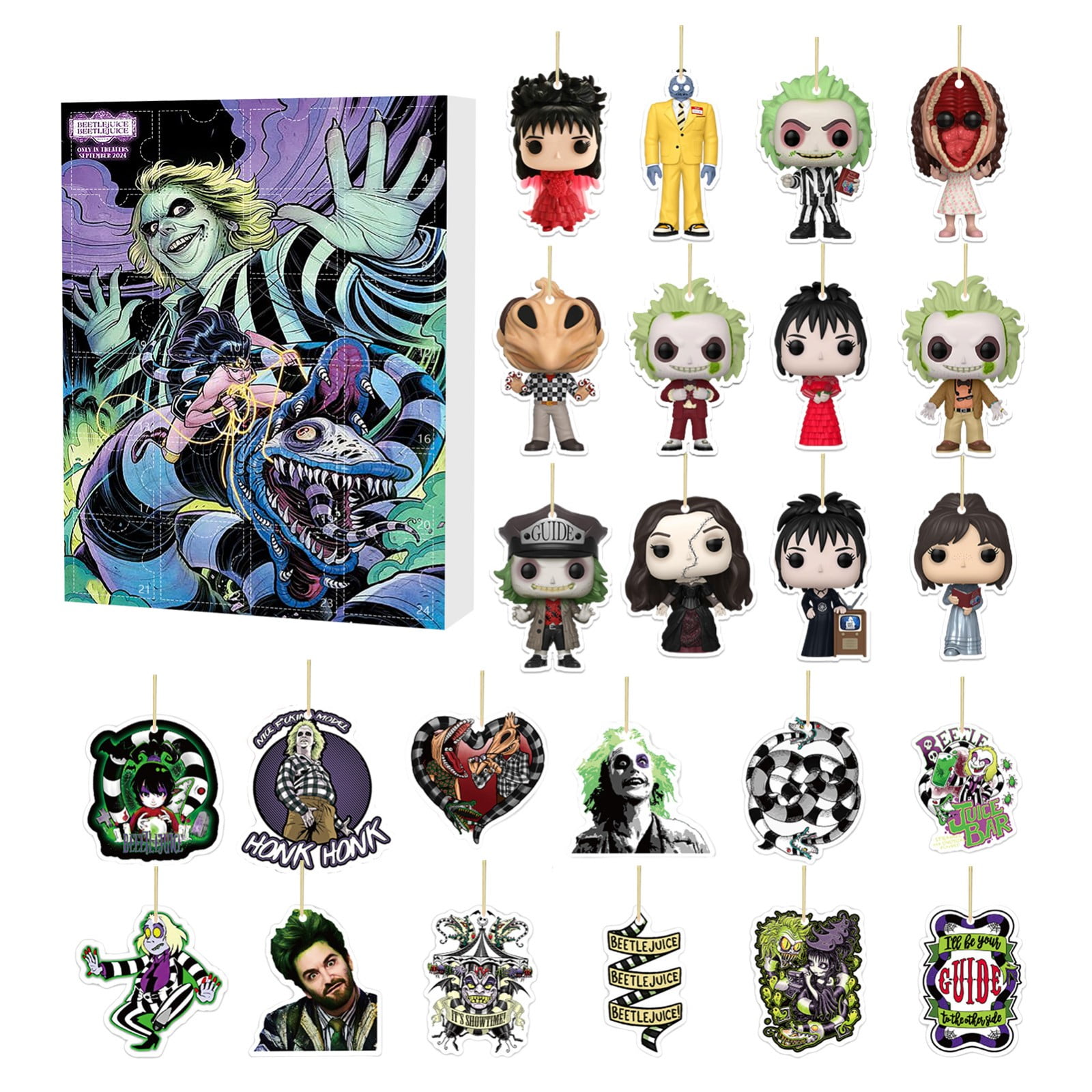 2024 Halloween Christmas Holiday Advent Calendar Advent Calendar 2D