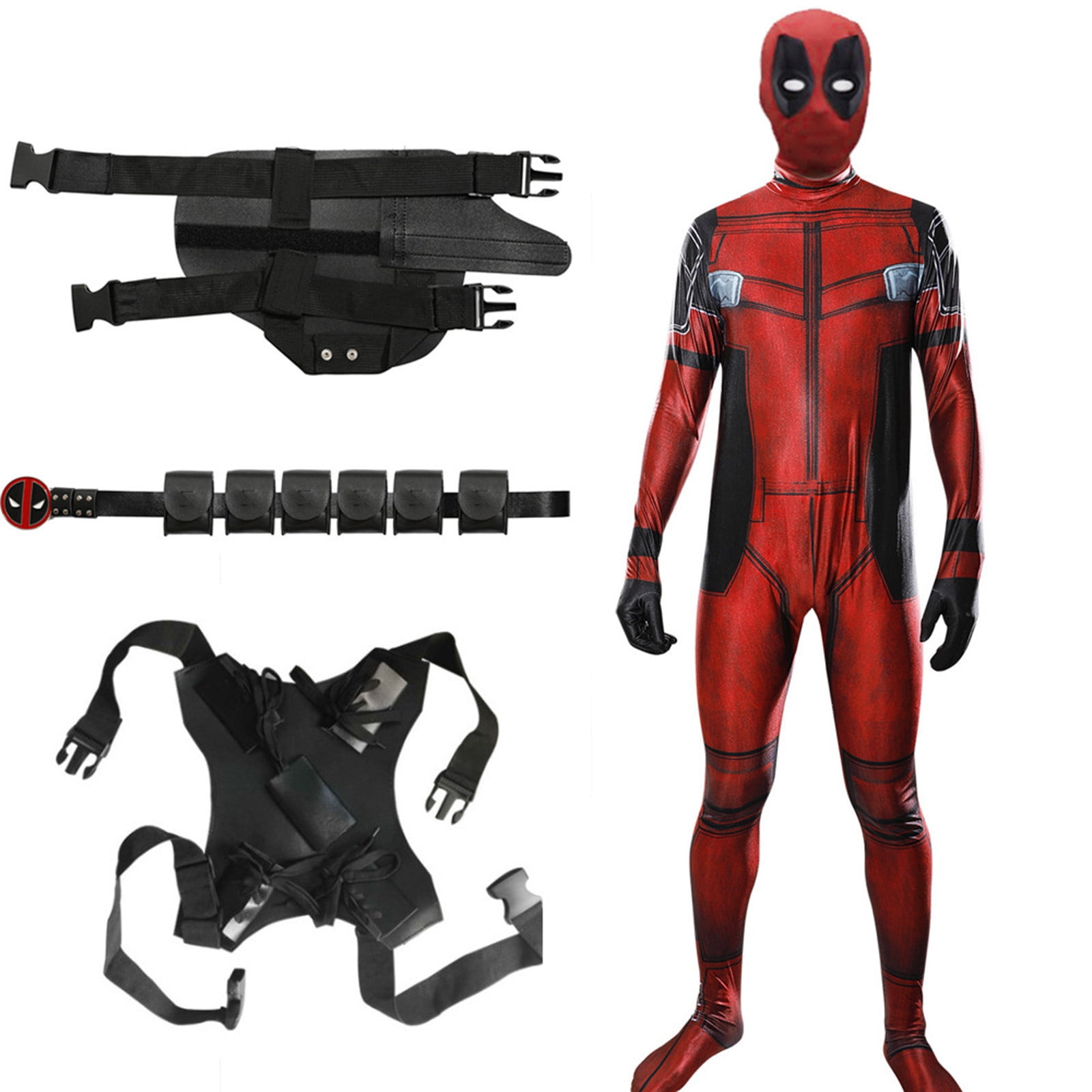 2025 Halloween Deadpool Cosplay Costumes, Men's Cosplay Stage Costume