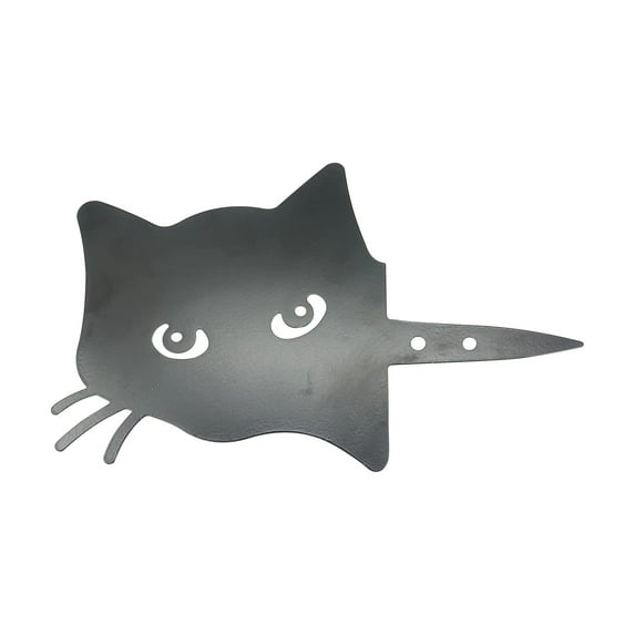 2024 Halloween Decorations,Black Cat Decorations Metal Garden Yard Art Decor ,Peeping Animal Farmhouse Home Decor Outdoor Ornaments Decor ,Courtyard Lawn Gift Ideal for Cat Lovers Animal Silhouette