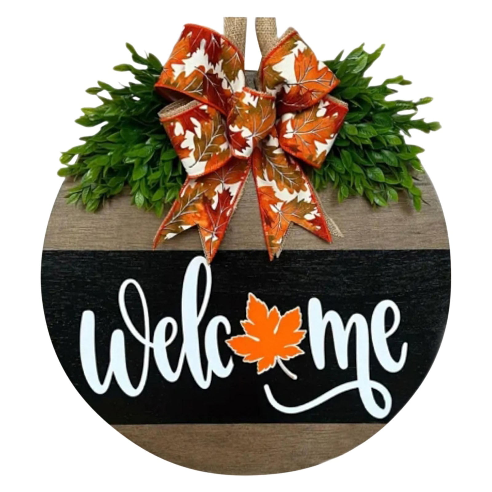 2024 Halloween Decorations Door Themed 3D Pumpkin Leaf Fall Decorations