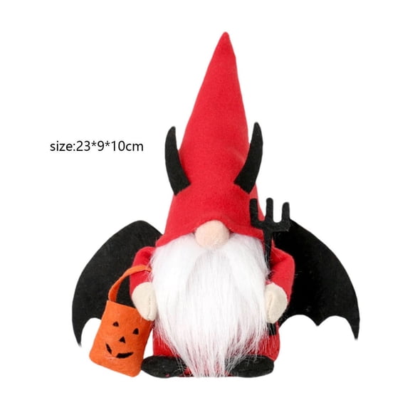 2024 Halloween Decorations,Halloween Gnomes Plush Decor, Handmade Craft Rudolph Doll Faceless Dwarf Ornaments, Tree Hanging Plush Elf Doll Gnomes Gifts for Women Halloween Home Office Decor