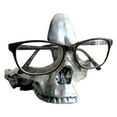 thumbnail image 1 of 2024 Halloween Decorations,Skull Glasses Stand Holder, Gothic Home Decor Creative Eyeglasses Holder, Resin Statue Ornament, Sunglasses Spectacle Display Rack for Home, Office, Desk, Nightstand, 1 of 9