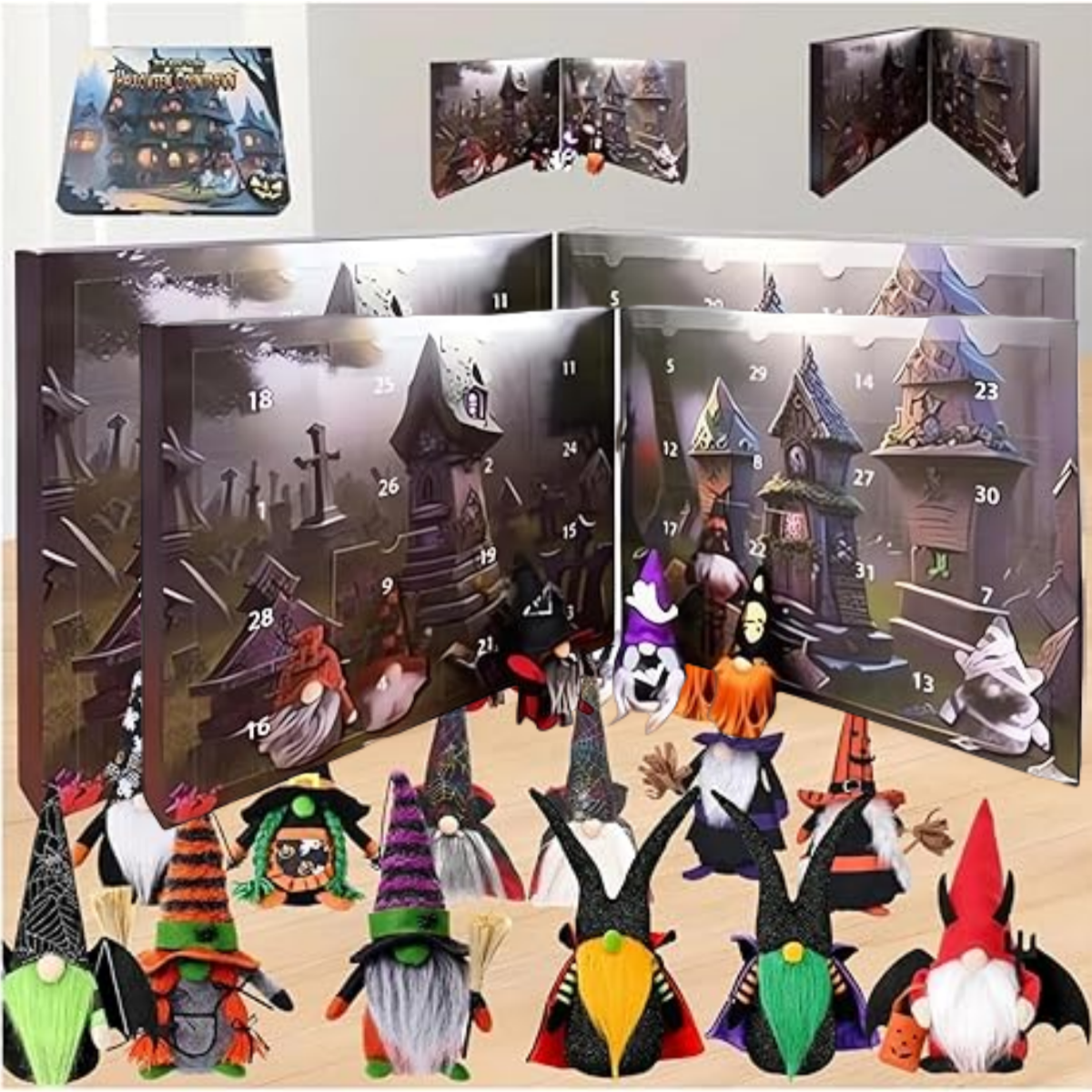 2024 Halloween Gnome Advent Calendar,2024 halloween advent calendar