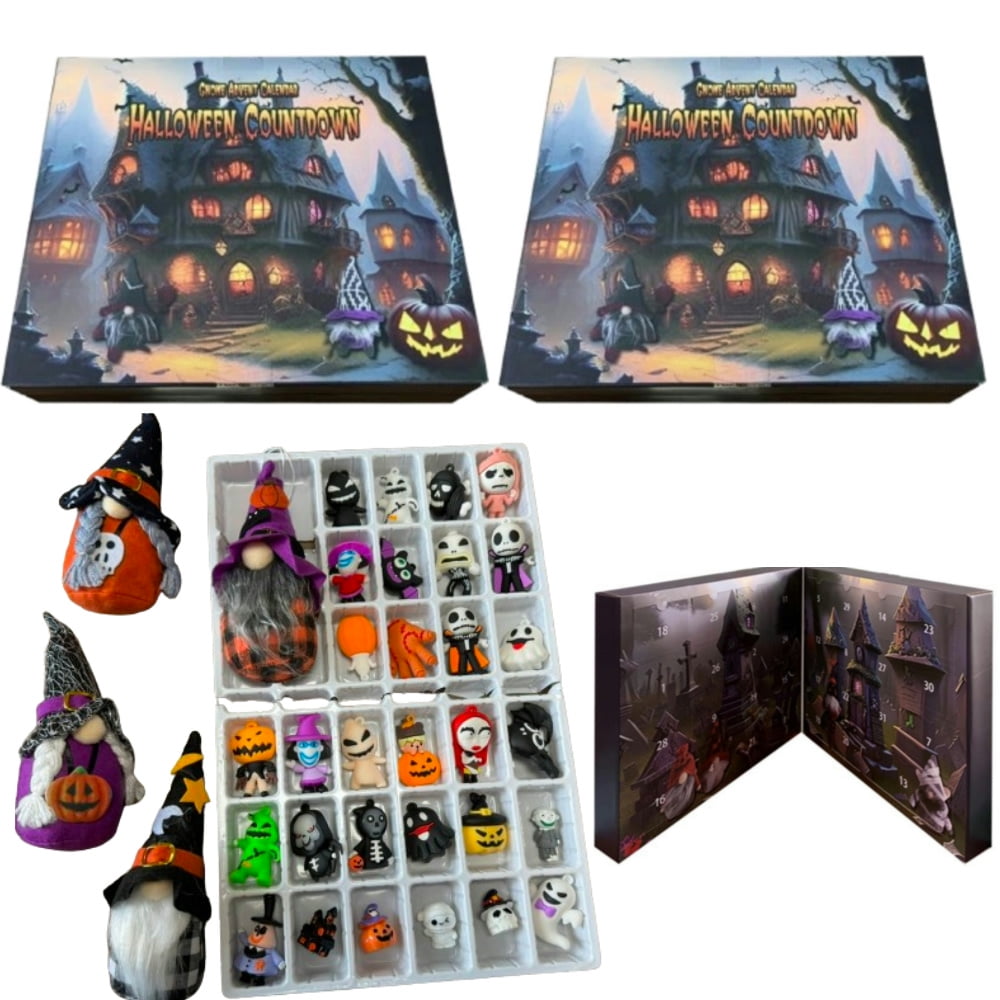 2024 Halloween Gnome Advent Calendar 31 Day Halloween Christmas