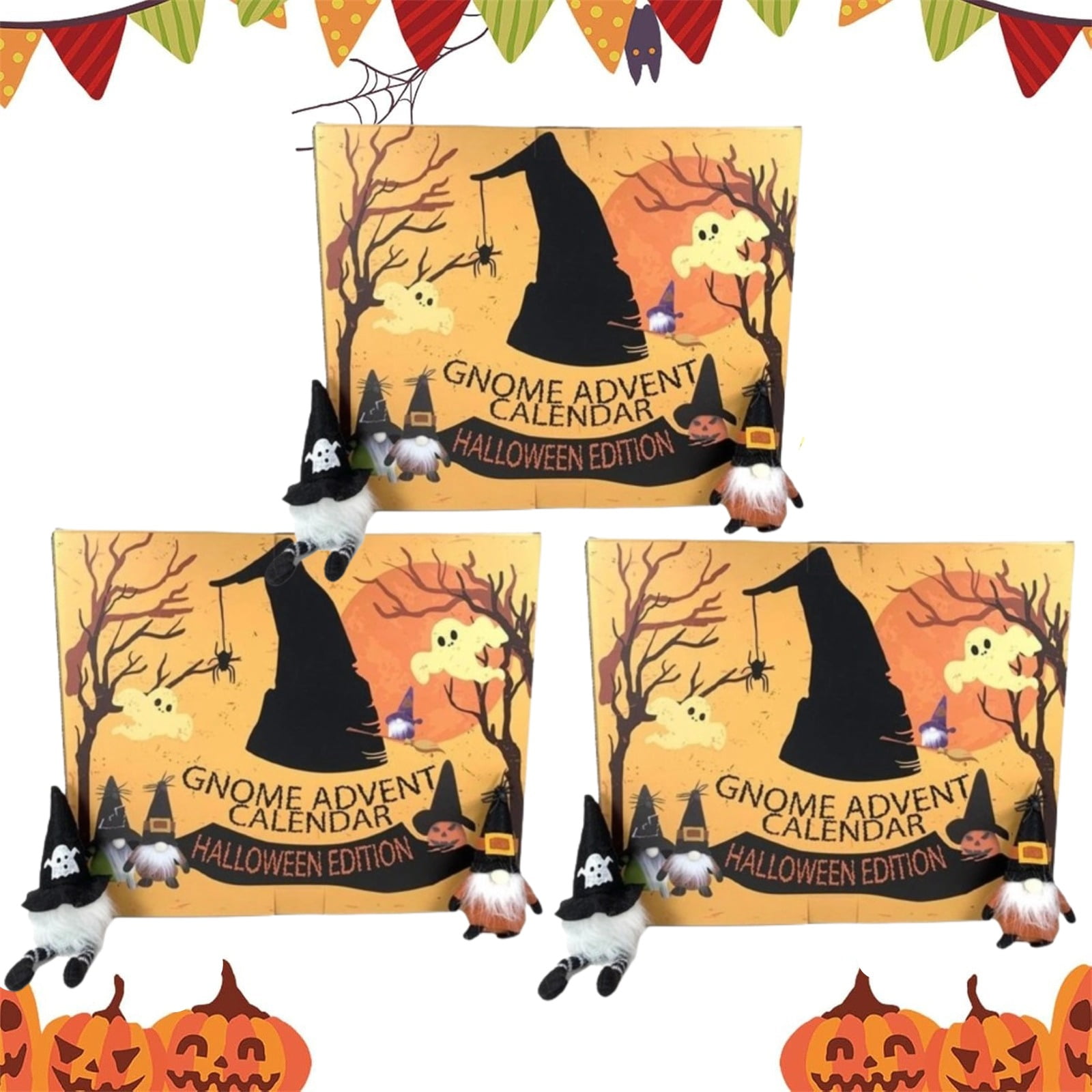 2024 Halloween Gnome Advent Calendar Halloween with 31 collectible