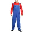 2024 Halloween Mario Cosplay Costumes, Super Mario Cosplay Jumpsuit