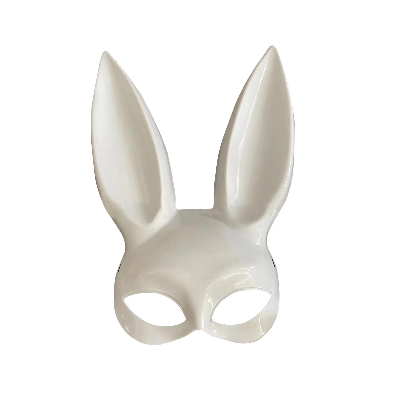 2024 Halloween Masks for Adults Halloween Rabbit Black Mask Halloween