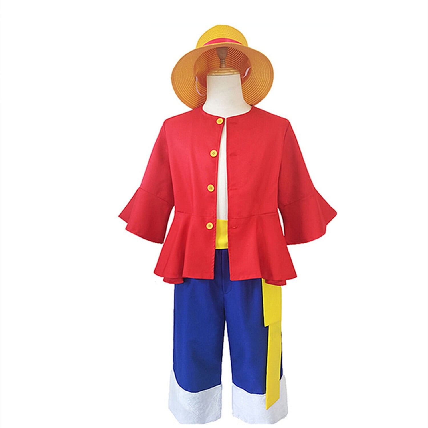 2024 Halloween Monkey D. Luffy Cosplay Costume, One Piece Halloween