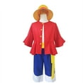 2024 Halloween Monkey D. Luffy Cosplay Costume, One Piece Halloween