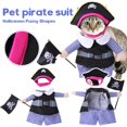 2024 Halloween Pet Costumes, Cats and Puppy Dogs Apparels Pirate