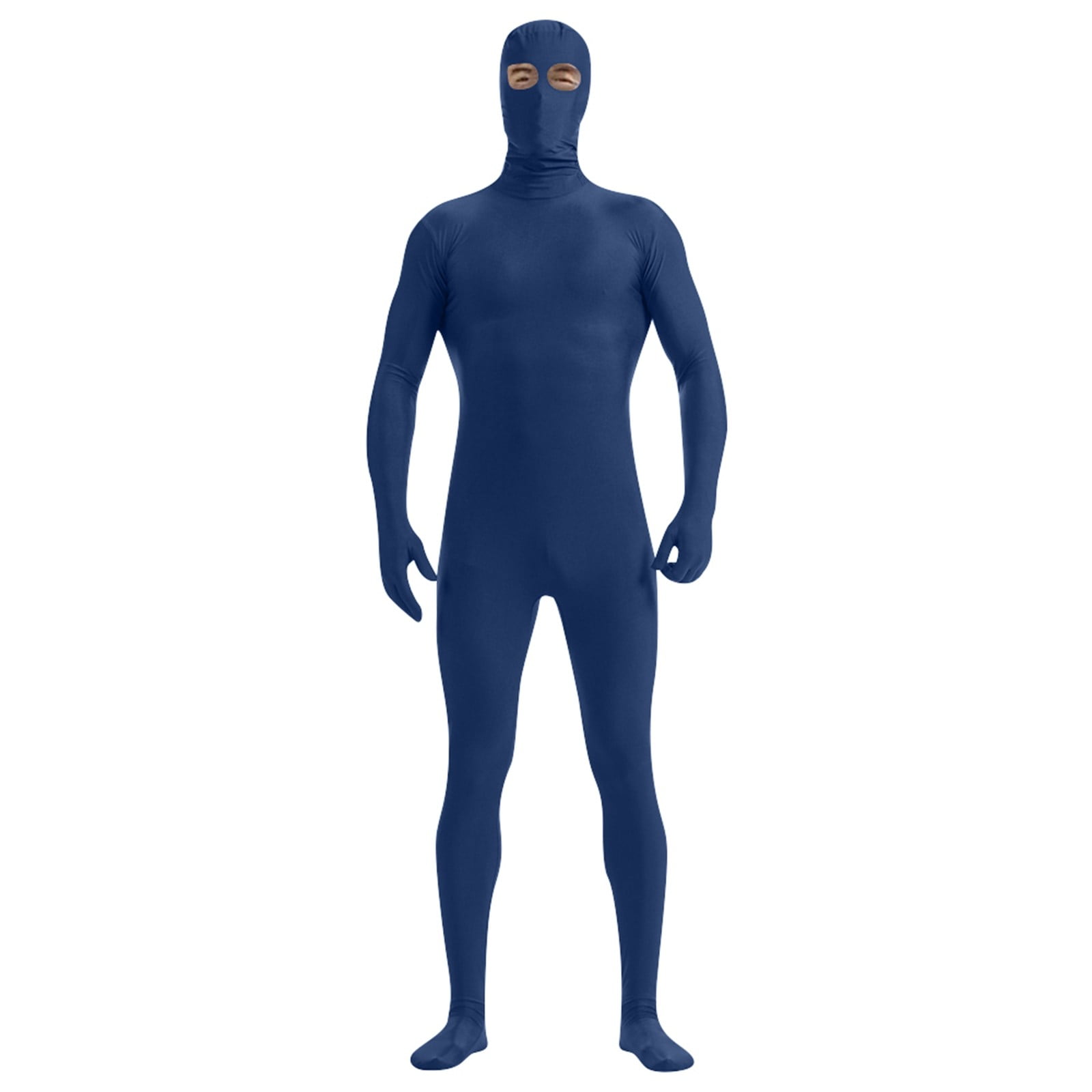 2024 Halloween Roleplay Unisex Full Body Stretch Bodysuit Solid Color