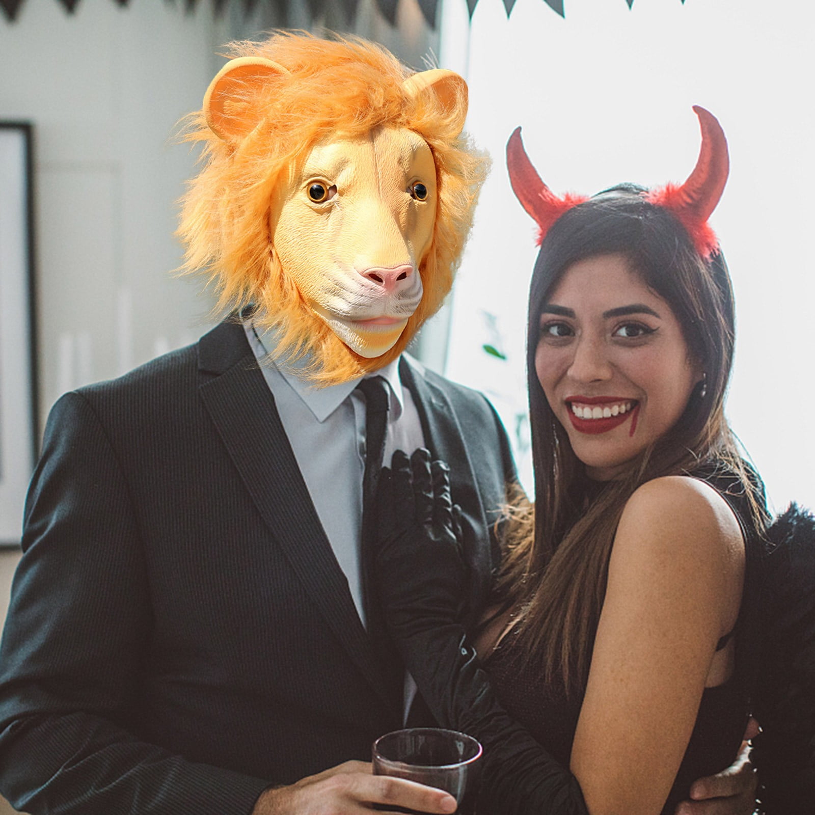 2024 Halloween Scary Halloween Mask Halloween Headgear Lion'S Head