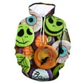 2024 Halloween burst hoodie with hoodie, autumn and winter 3D health