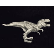 2024 Hand Poured T-Rex Dinosaur 100 Gram Silver