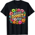 thumbnail image 1 of 2024 Happy National Donut Day June 7 Donut Lovers Design T-Shirt, 1 of 4