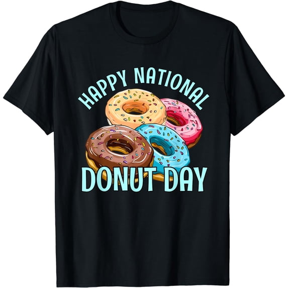 2024 Happy National Donut Day June 7 Donut Lovers Design T-Shirt