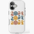 thumbnail image 1 of 2024 Happy New Year Celebration Pattern Phone Case with iPhone 17 to 11 Pro Max, 1 of 2