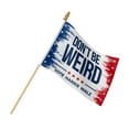 2024 Harris Walz Wooden pole hand waving flag 5.5*8.2in 12pack Hand