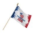 2024 Harris Walz Wooden pole hand waving flag 5.5*8.2in 12pack Hand