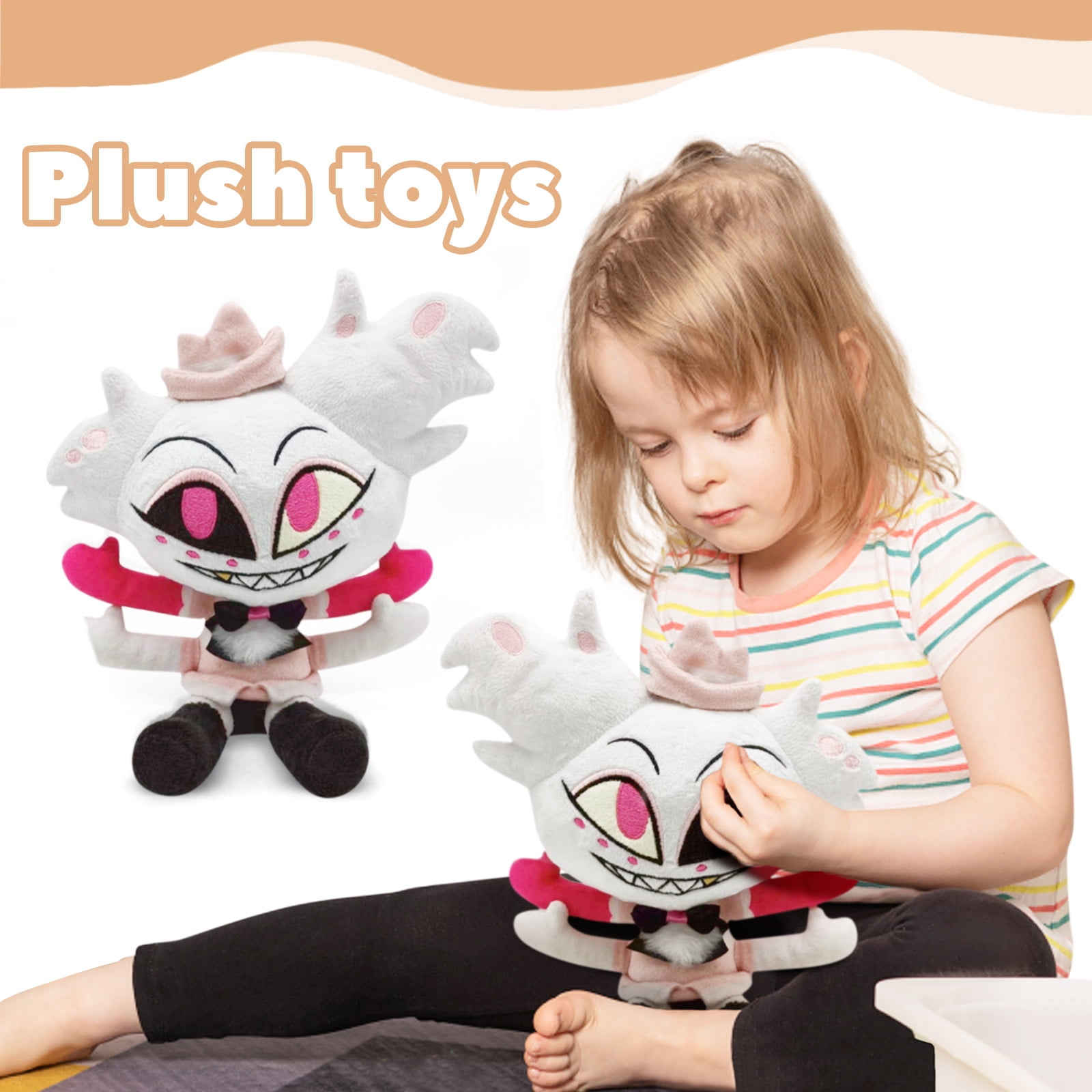 2024 Hazbin Hotel Plush, Niffty Plushies Toy for TV Fans Gift, Soft