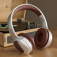 New Release,2024 Headworn Wireless Bluetooth Earphones Maillard Color