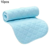 Bemona 10 Packs Baby Cloth Diapers One Size Washable Reusable For Baby Girls And Boys,12.60" x 4.72"，Blue
