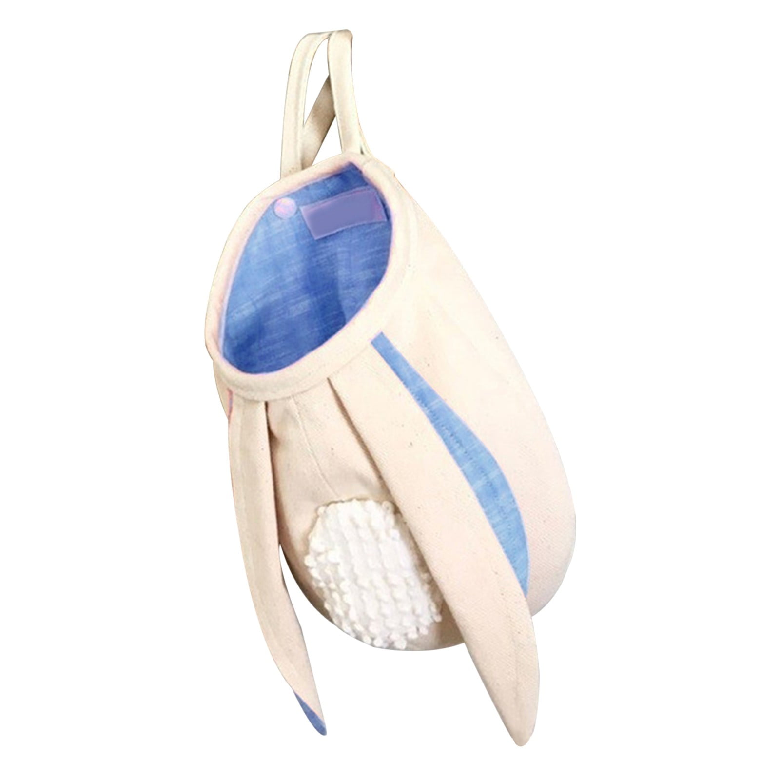 2024 Home Easter Ears Basket Rabbit Ear Storage Bag Easter Gift Hanging