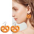 2024 Home Textiles Bath Towels Set Cute Food Earrings Personality Funny