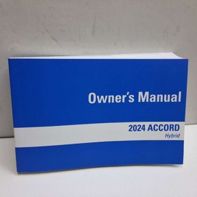 Pre-Owned 2024 Honda Accord Hybrid Owners Manual