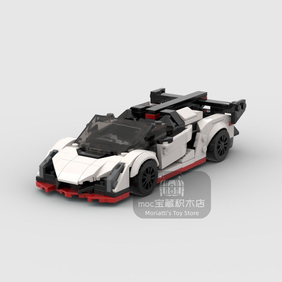 2024 Hot MOC Speed City Car Champion Racer Classic Supercar Building ...