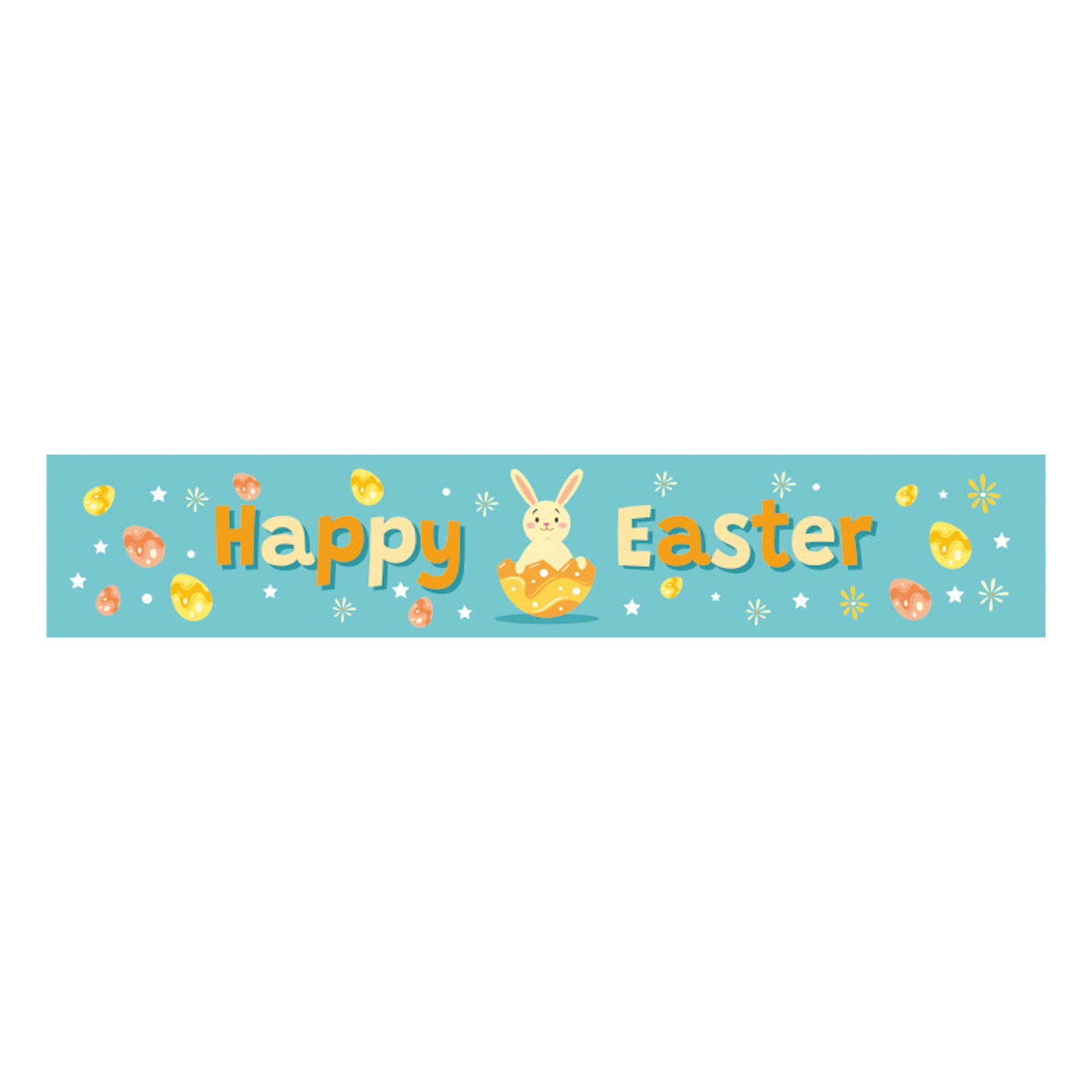 2024 Hot Selling 2024 Easter Table Flag Bunny Holiday Linen Printed