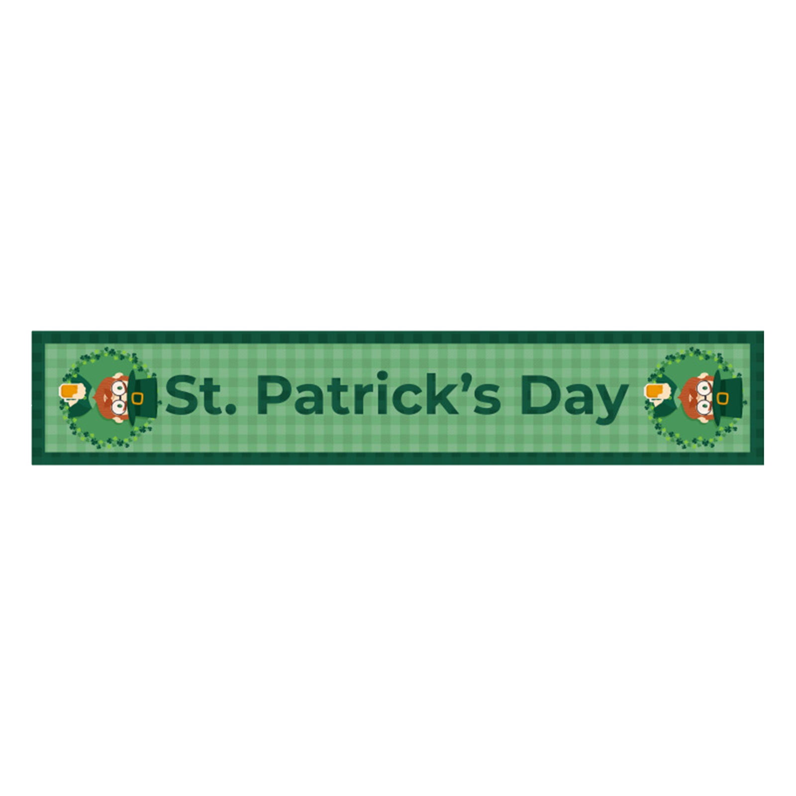 2024 Hot Selling 2024 St. Patrick's Day Table Flag Restaurant Table